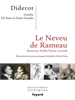 cover image of Le neveu de Rameau